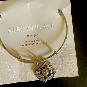 ALEX AND ANI Happily Ever After Bride Charm Bangle